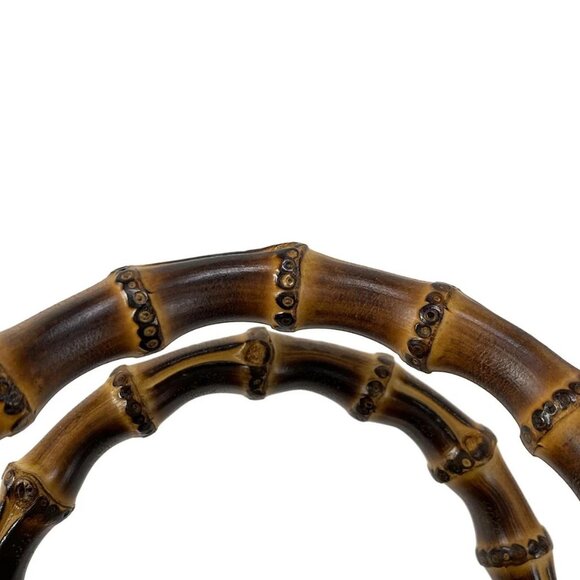 GUCCI Bamboo 805832 Black Leather - Handbag - Picture 7 of 16